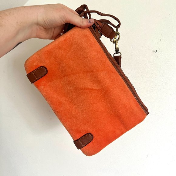 Adorable Vintage Juicy Couture Large Clutch Style Velour Bag - Picture 2 of 7